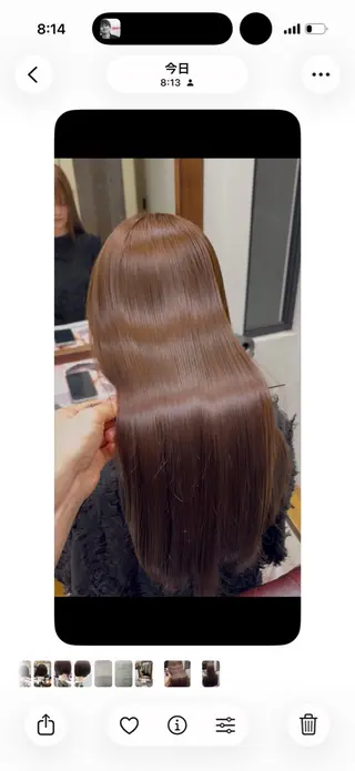 ロング カラー 森山 陽菜のヘアスタイル