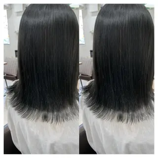 ミディアム カラー 村山 茉衣のヘアスタイル