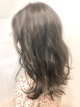 セミロング カラー TOWA 野村　コウダイのヘアスタイル