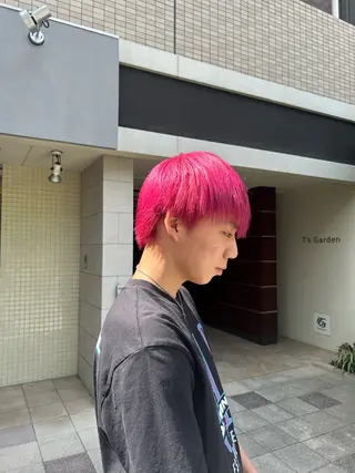 ショート カラー メンズ げん/梅田美容室 中崎町美容室のヘアスタイル