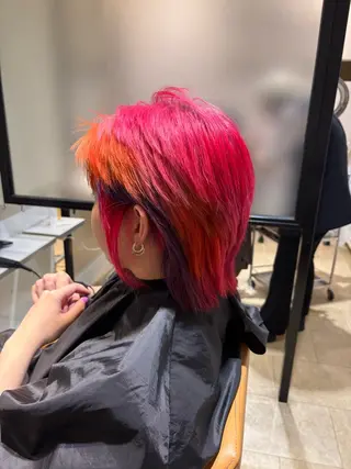 ショート カラー あいり 福岡美容師のヘアスタイル