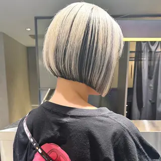 ショート カラー GO TODAY シェアサロン 原宿Verno店所属・髪質改善/ブリーチ/ ボブ特化/よしきのヘアスタイル