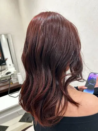 ロング カラー 🐟細屋 彩優音🐟のヘアスタイル