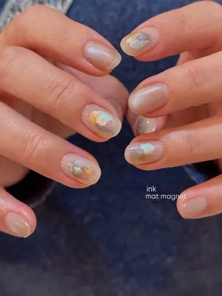 ネイル アート×育爪施術 Kaph✻なんば堀江のネイルデザイン