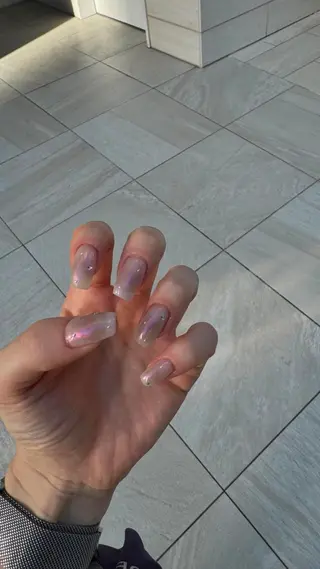 ネイル nagaoフィルイン パラジェル長さだしのネイルデザイン