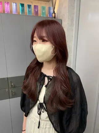 ロング カラー レイヤー×顔周 り×髪質改善/MIUのヘアスタイル