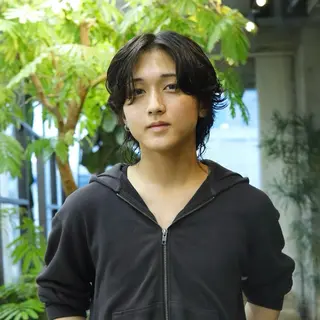 パーマ メンズ あずまりんの/メンズ /ホワイトベージュのヘアスタイル