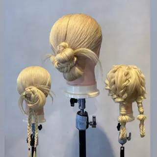 ミディアム ヘアアレンジ olive For hair 池袋【オリーブフォーヘアー】所属・🍒艶髪カラー🍒 青木 瞳のヘアスタイル