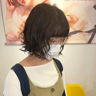 ミディアム パーマ ✂韓国レイヤー 🦋みやび🪽のヘアスタイル