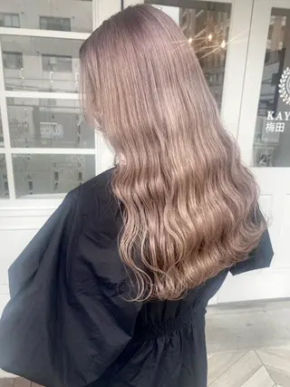 ロング カラー 韓国×髪質改善カラー 💎hinaのヘアスタイル