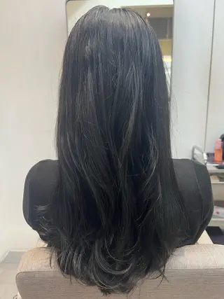 セミロング nok所属・🫧daito/艶髪 /透明感カラー🫧のヘアスタイル