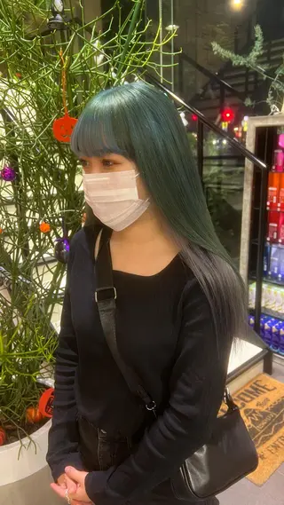 ロング 韓国🩶Y2Kネイル 💫くれはのネイルデザイン