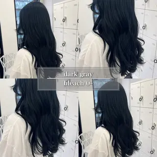 セミロング カラー ハイトーン/ 髪質改善/上質艶髪のヘアスタイル