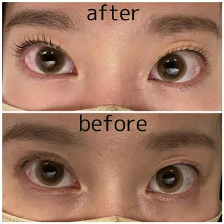 マツエク・マツパ るか/透明感 カラー/アレンジのヘアスタイル