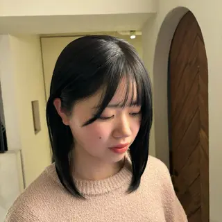 セミロング カラー ⌇🌹透明感カラー 🌹ᴍᴇɢᴜᴍɪ ⌇のヘアスタイル