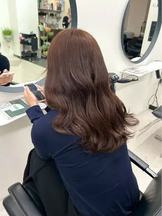 カラー ハイトーンベージュ カラー/さら🎀のヘアスタイル