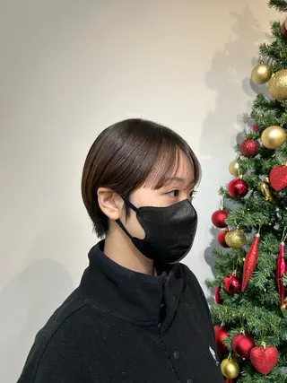 ショート 新潟/万代/レイヤー 韓国風/明間未来のヘアスタイル