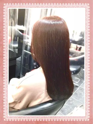 ロング カラー Annon プライベートサロンのヘアスタイル