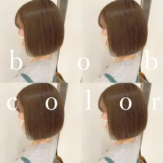 カラー コテ巻き風パーマ✨ 韓国ヘア🤎近下菜央のヘアスタイル