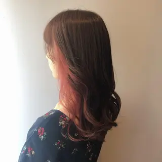 セミロング カラー entality所属・mizuki  韓国 ヘア/髪質改善のヘアスタイル