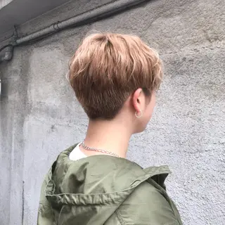 ショート カラー レイヤー/顔周り /AKARIのヘアスタイル