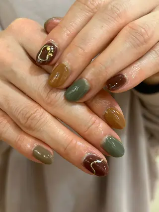 ネイル Mana  🫧 パラジェル⌇自由が丘のネイルデザイン