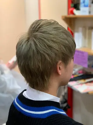 ショート カラー メンズ たけい ゆうきのヘアスタイル