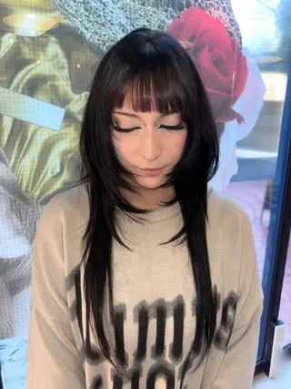 ロング AIRA/ブリーチ ‪/透明感カラーのヘアスタイル