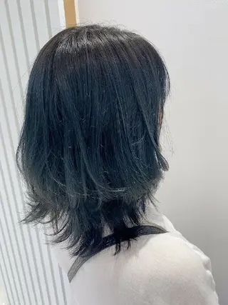 ミディアム カラー 新規限定カット無料 クーポン有り【桂口】のヘアスタイル