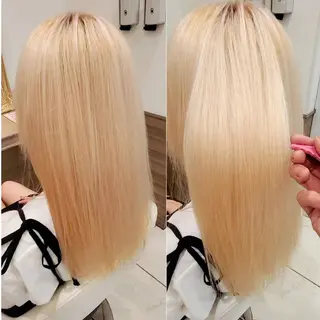 ロング パーマ 鶴見で縮毛矯正なら 田中 瞬のヘアスタイル