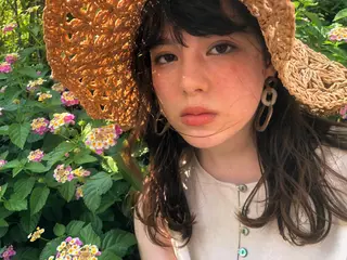 ミディアム カラー パーマ ヘアアレンジ Peyp所属・早瀬 裕之のヘアスタイル