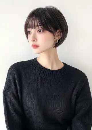 ショート 美髪×縮毛矯正 水上真由美😘のヘアスタイル