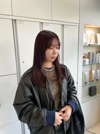 セミロング カラー nanaka :のヘアスタイル