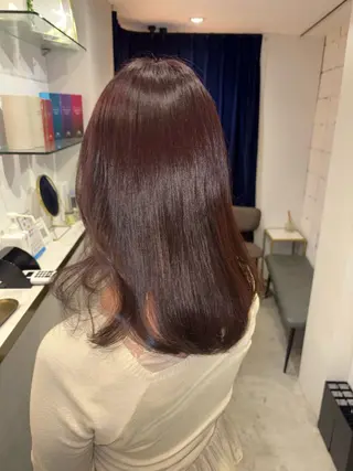 セミロング り おのヘアスタイル