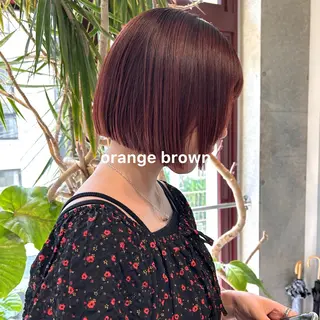 カラー 暖色カラー推し/ トヤエリコのヘアスタイル