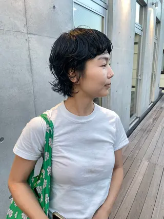 パーマ 佐伯 和佳のヘアスタイル