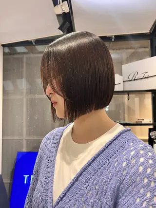 ミディアム 渋谷🎀透明感カラー レイヤー/mikuのヘアスタイル