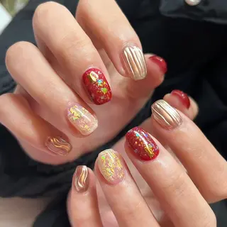 ネイル はあとねいる筑紫口店 Hitomiのネイルデザイン