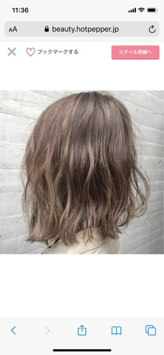 ミディアム 前井 正人のヘアスタイル