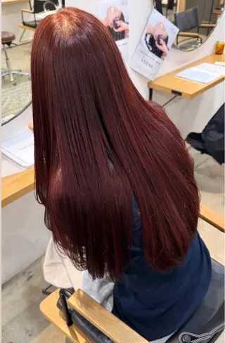 ロング カラー Lolonois梅田 /Okazaki:)のヘアスタイル