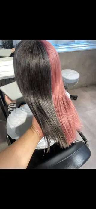 カラー Seleneコウキ ブリーチ/ハイトーンのヘアスタイル