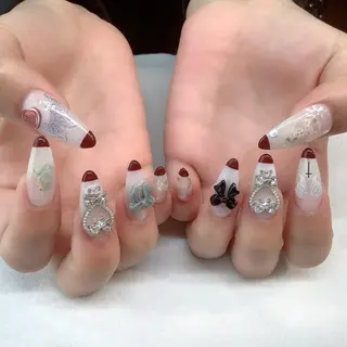 ネイル 💎🐰 saki. m 🐰💎のネイルデザイン