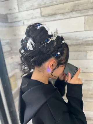 ロング B-W ⭐️REIKOのヘアスタイル