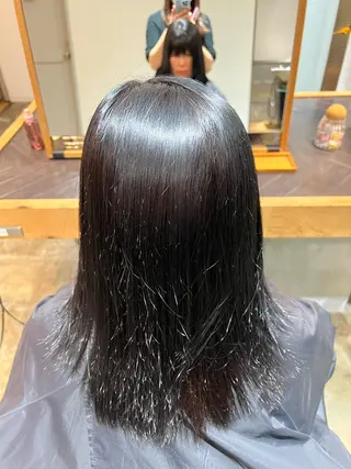 ミディアム 能登 晴子のヘアスタイル