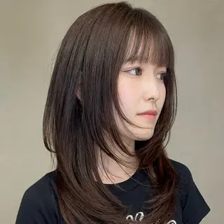 セミロング 佐藤 凜大のヘアスタイル