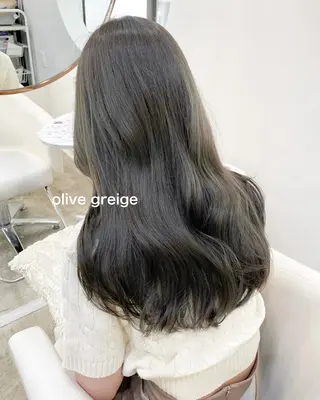 セミロング カラー kohana 🎀韓国ヘア🎀🤍のヘアスタイル