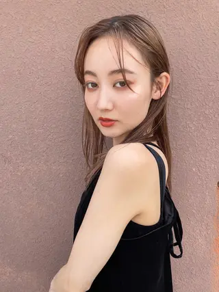 セミロング カラー パーマ/レイヤー 岩山丈一郎のヘアスタイル