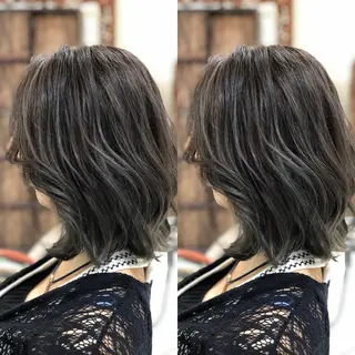 ミディアム Y Uのヘアスタイル