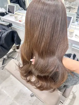 セミロング カラー IVE所属・ダブルカラー髪質改善 /Annaのヘアスタイル