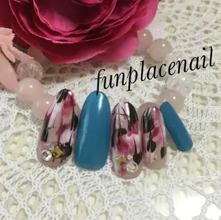 ショート ミディアム セミロング ロング カラー パーマ ヘアアレンジ メンズ キッズ ネイル マツエク・マツパ nail salon＆school felice所属・フェリーチェ瑞江店 新山のネイルデザイン